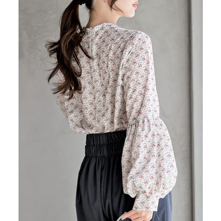 ボリューム袖プチハイネックブラウス | rps | 詳細画像8 