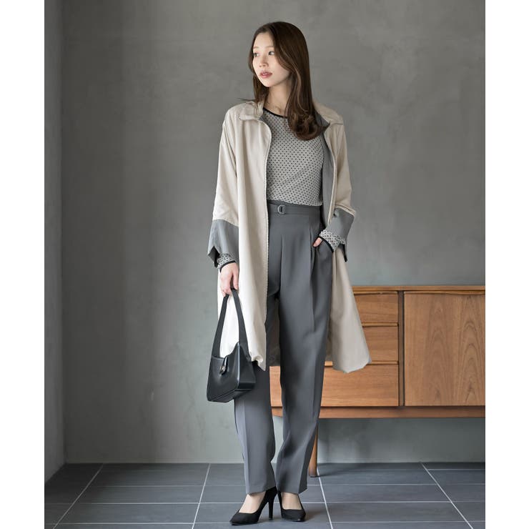 スタンドネックバルーンロングブルゾン | rps | 詳細画像21 