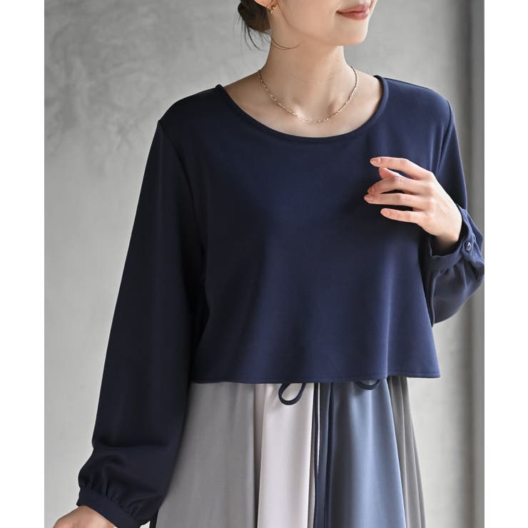 カラフルパッチワークドッキングワンピース | rps | 詳細画像15 