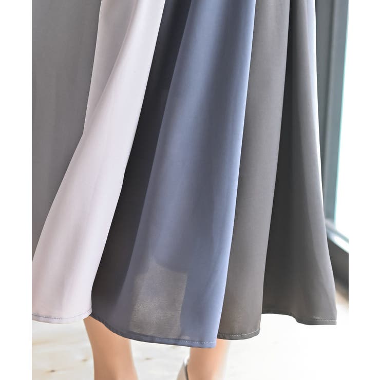 カラフルパッチワークドッキングワンピース | rps | 詳細画像18 