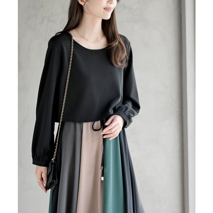 カラフルパッチワークドッキングワンピース | rps | 詳細画像20 