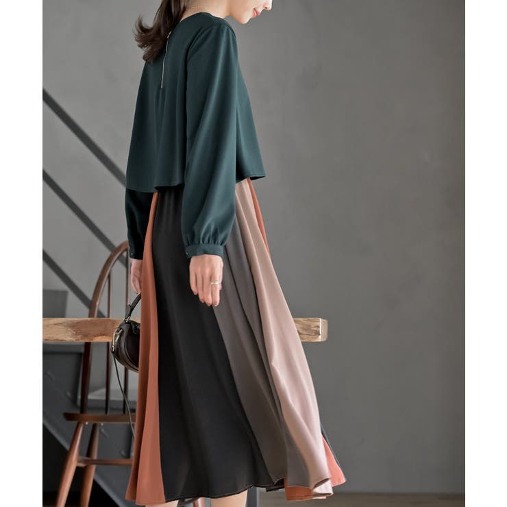 カラフルパッチワークドッキングワンピース | rps | 詳細画像41 