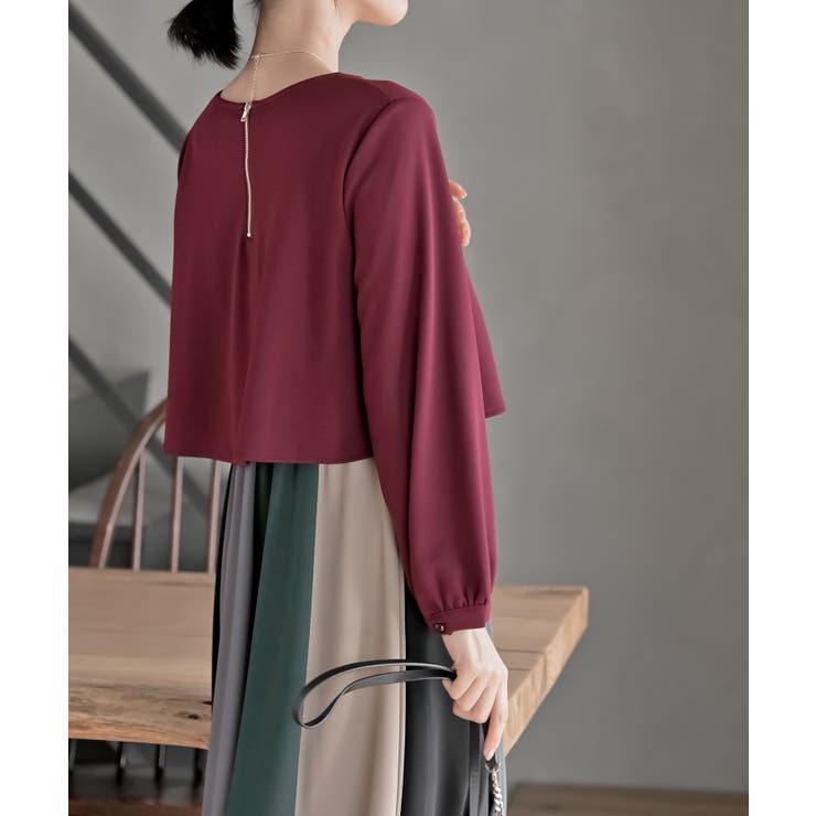 カラフルパッチワークドッキングワンピース | rps | 詳細画像50 