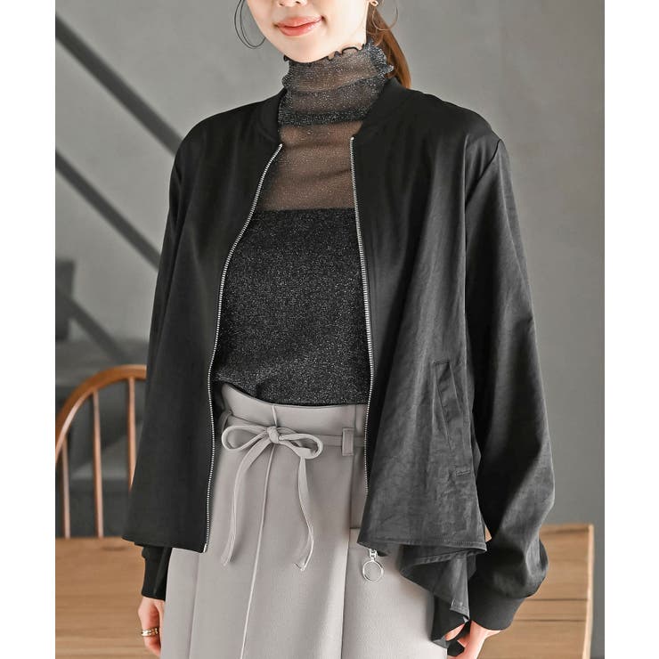 ＢＡＣＫプリーツライトブルゾン | rps | 詳細画像1 