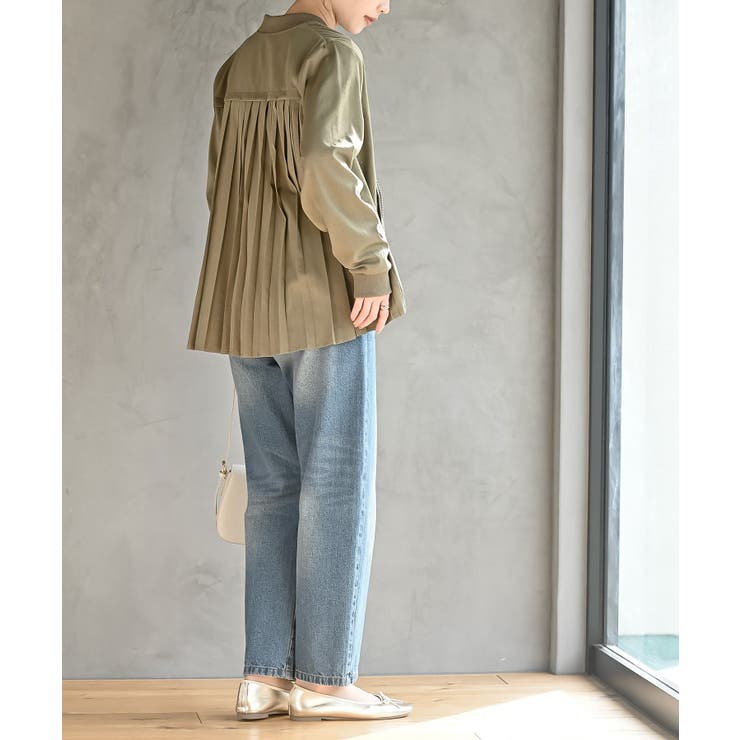 ＢＡＣＫプリーツライトブルゾン | rps | 詳細画像13 