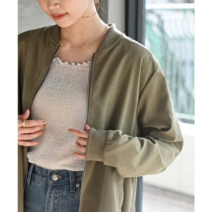 ＢＡＣＫプリーツライトブルゾン | rps | 詳細画像15 