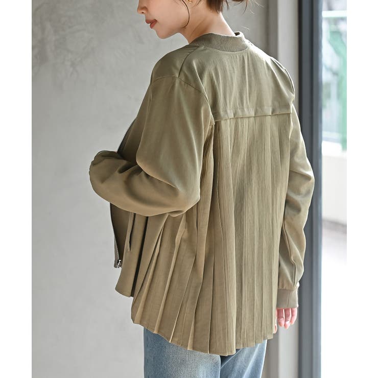 ＢＡＣＫプリーツライトブルゾン | rps | 詳細画像16 