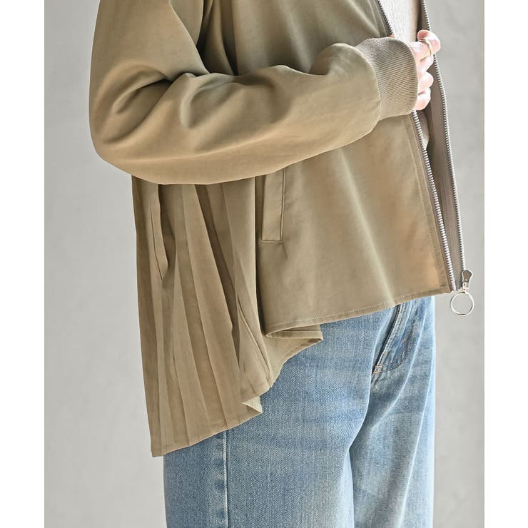 ＢＡＣＫプリーツライトブルゾン | rps | 詳細画像17 