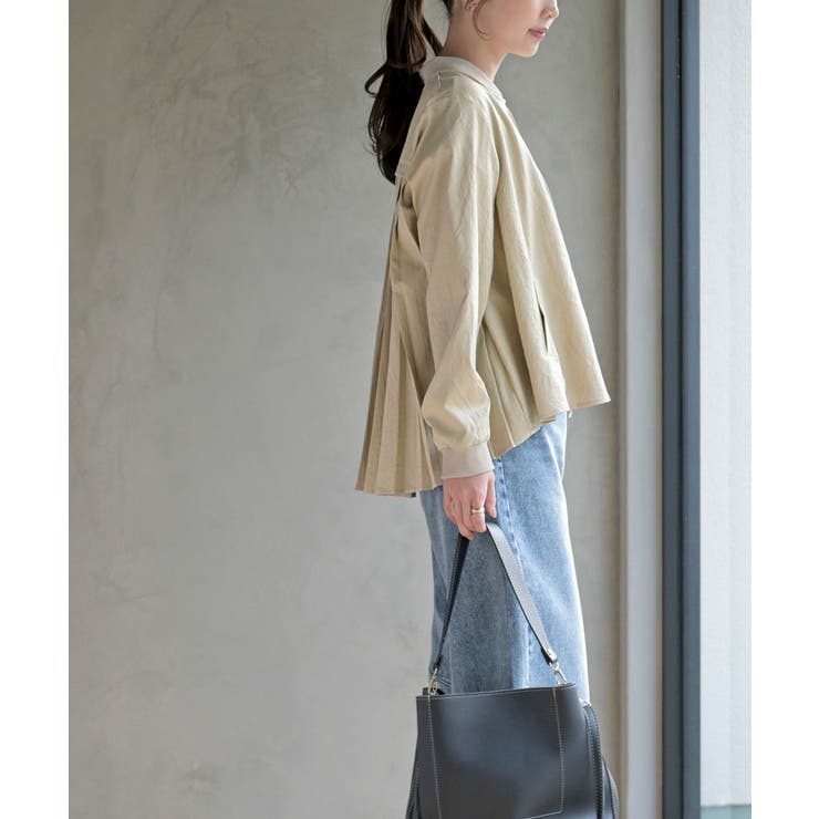 ＢＡＣＫプリーツライトブルゾン | rps | 詳細画像19 