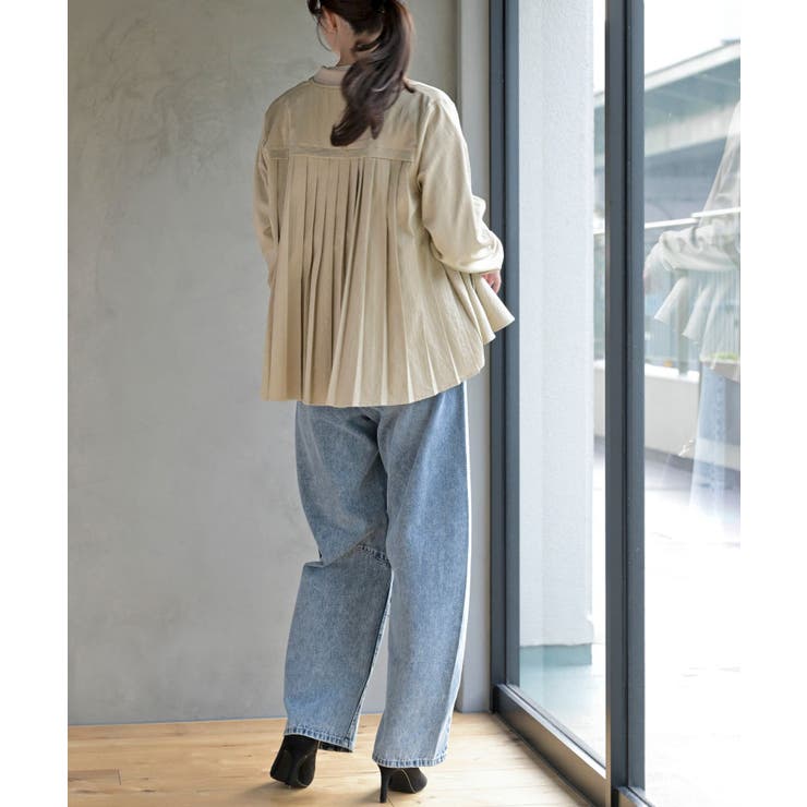 ＢＡＣＫプリーツライトブルゾン | rps | 詳細画像20 