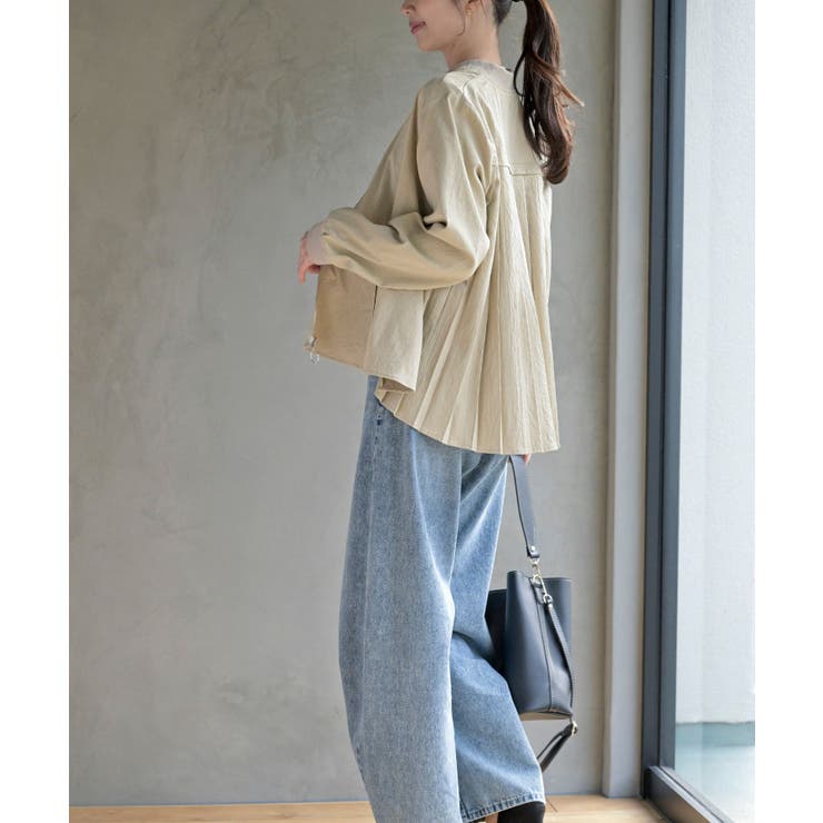 ＢＡＣＫプリーツライトブルゾン | rps | 詳細画像21 