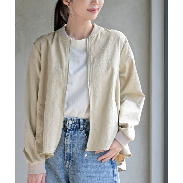 ＢＡＣＫプリーツライトブルゾン | rps | 詳細画像22 