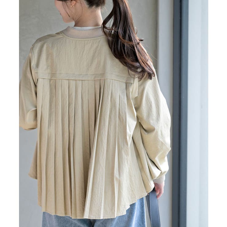 ＢＡＣＫプリーツライトブルゾン | rps | 詳細画像24 