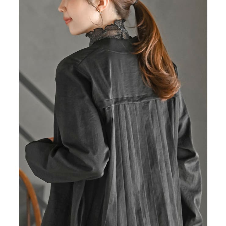 ＢＡＣＫプリーツライトブルゾン | rps | 詳細画像7 