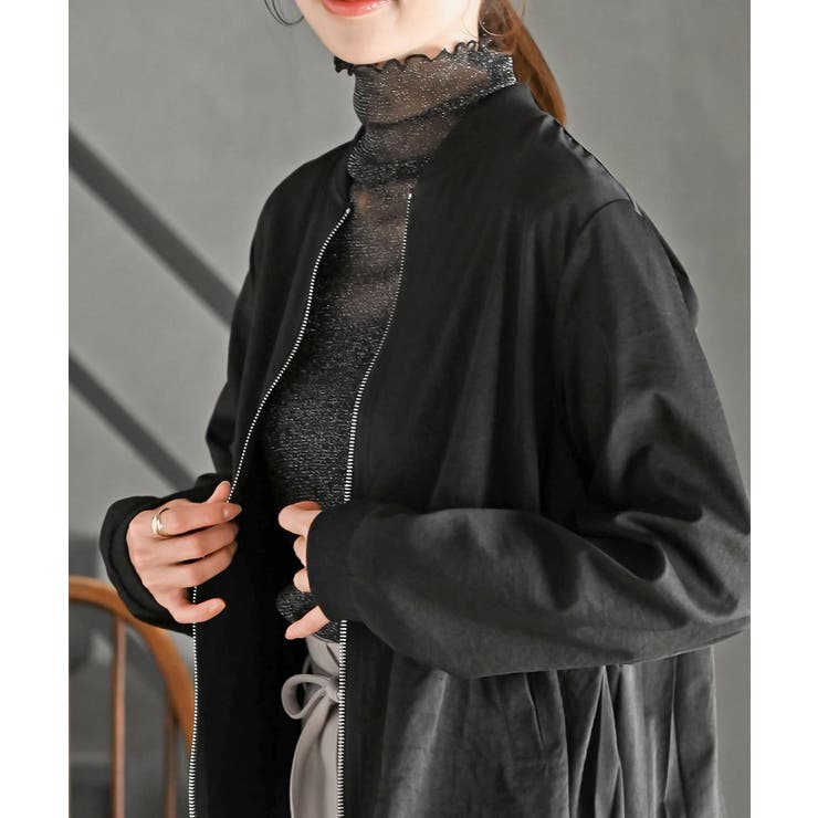 ＢＡＣＫプリーツライトブルゾン | rps | 詳細画像8 