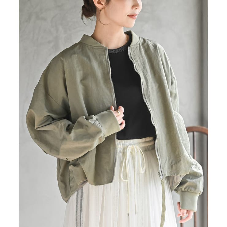 ライトカーキ | ナイロンＺＩＰブルゾン | rps