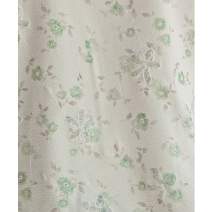 花柄７分袖バルーンブラウス | rps | 詳細画像8 