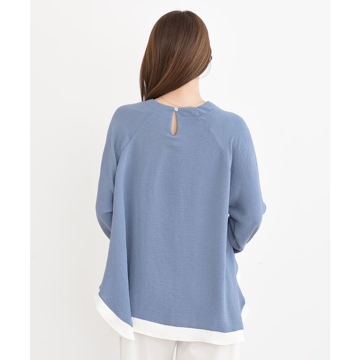 ふちどり配色ブラウス | rps | 詳細画像27 