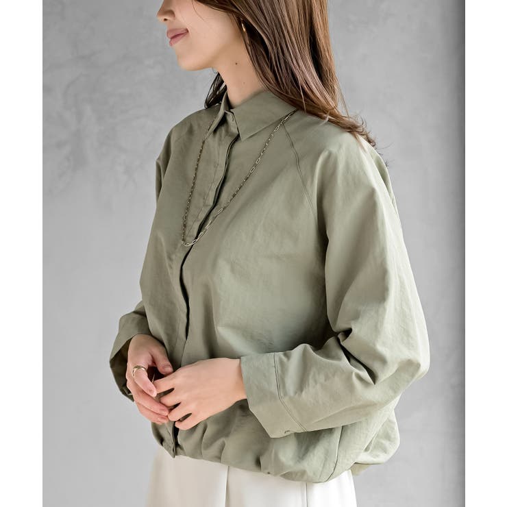 裾タックヒヨクブラウス | rps | 詳細画像15 