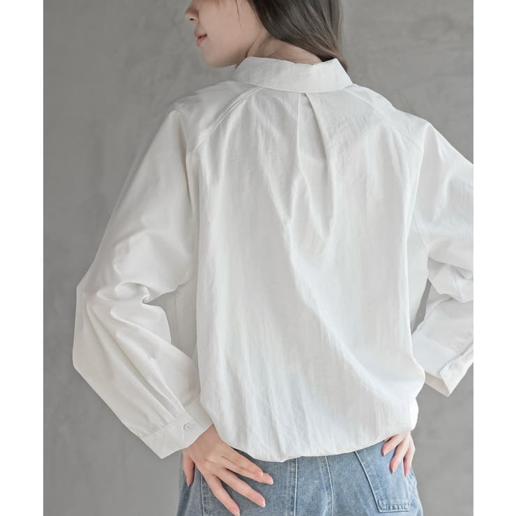 裾タックヒヨクブラウス | rps | 詳細画像8 