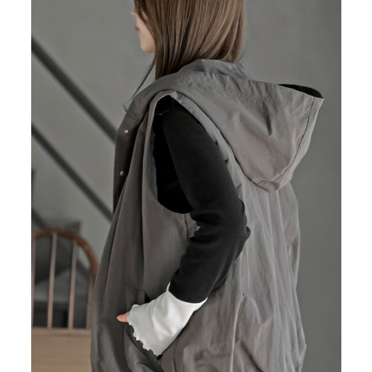 ナイロンフードベスト | rps | 詳細画像7 