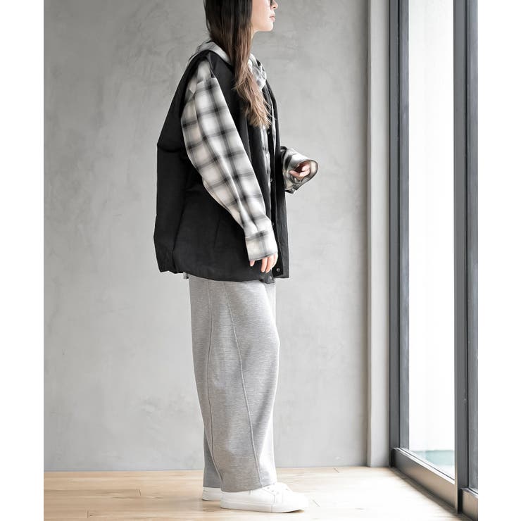 Ｖネックナイロンバルーンベスト | rps | 詳細画像11 