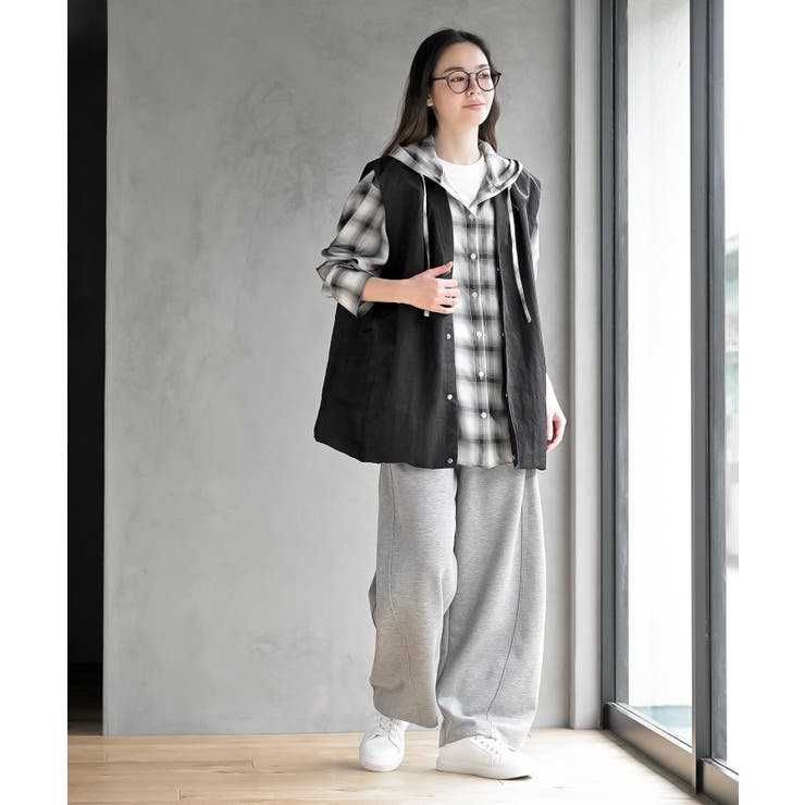 Ｖネックナイロンバルーンベスト | rps | 詳細画像9 