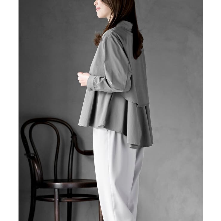 裾レイヤーブラウス | rps | 詳細画像12 