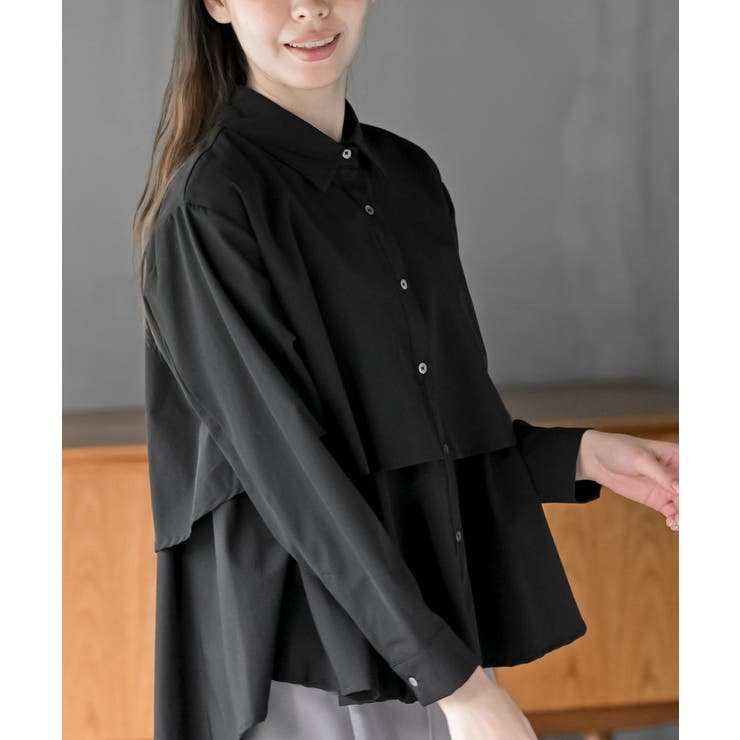 裾レイヤーブラウス | rps | 詳細画像24 