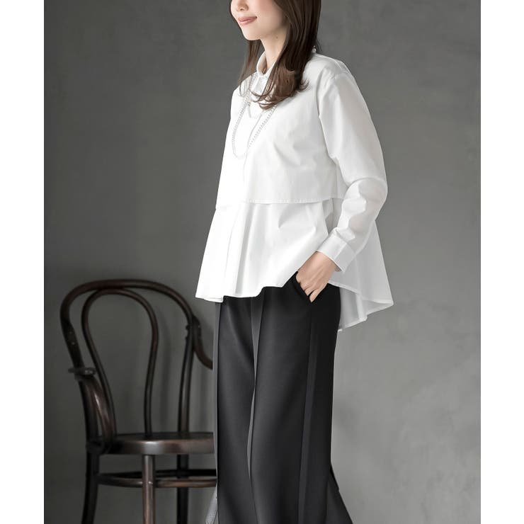 裾レイヤーブラウス | rps | 詳細画像3 