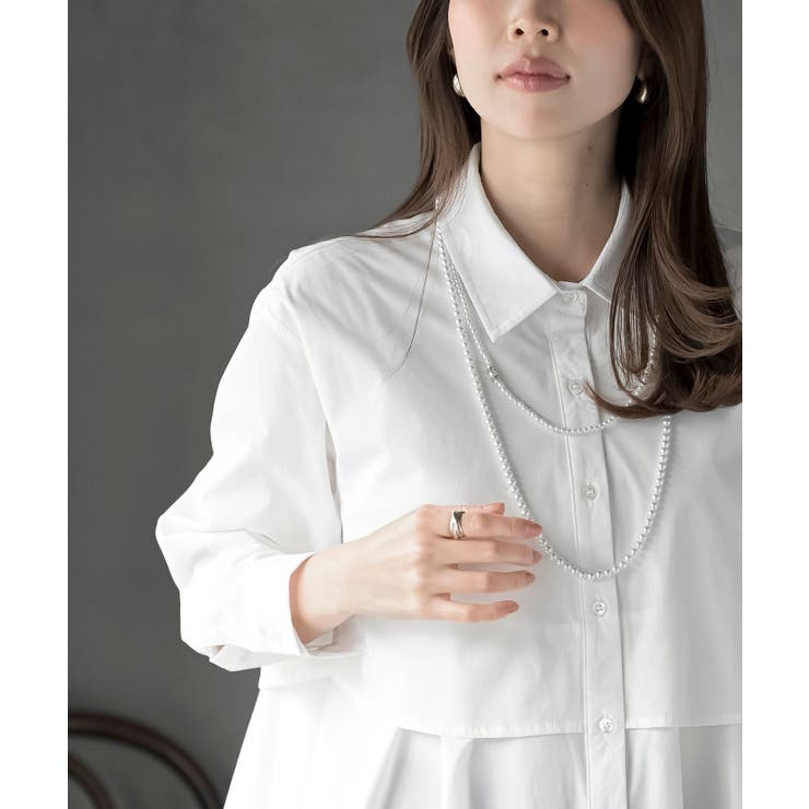 裾レイヤーブラウス | rps | 詳細画像6 