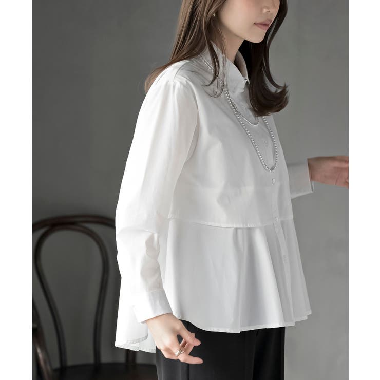 裾レイヤーブラウス | rps | 詳細画像9 