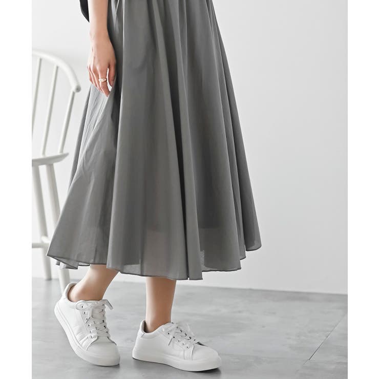コットンロングフレアースカート | rps | 詳細画像16 