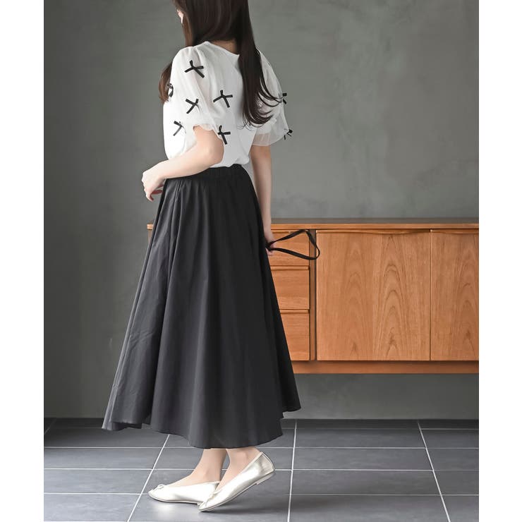 コットンロングフレアースカート | rps | 詳細画像18 