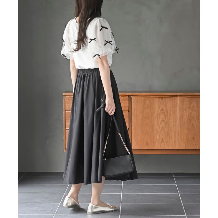 コットンロングフレアースカート | rps | 詳細画像19 