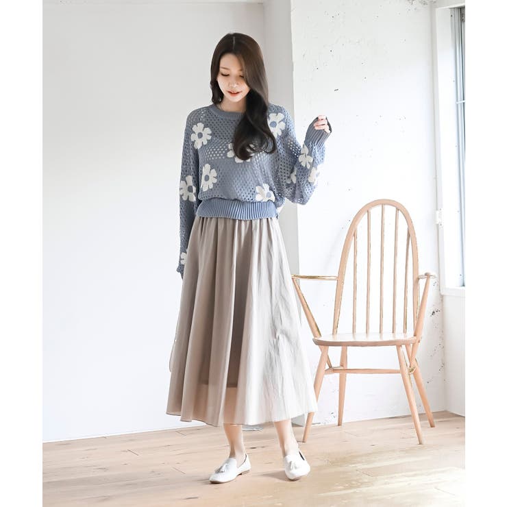 コットンロングフレアースカート | rps | 詳細画像2 