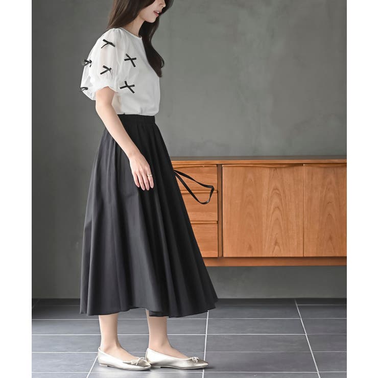 コットンロングフレアースカート | rps | 詳細画像20 