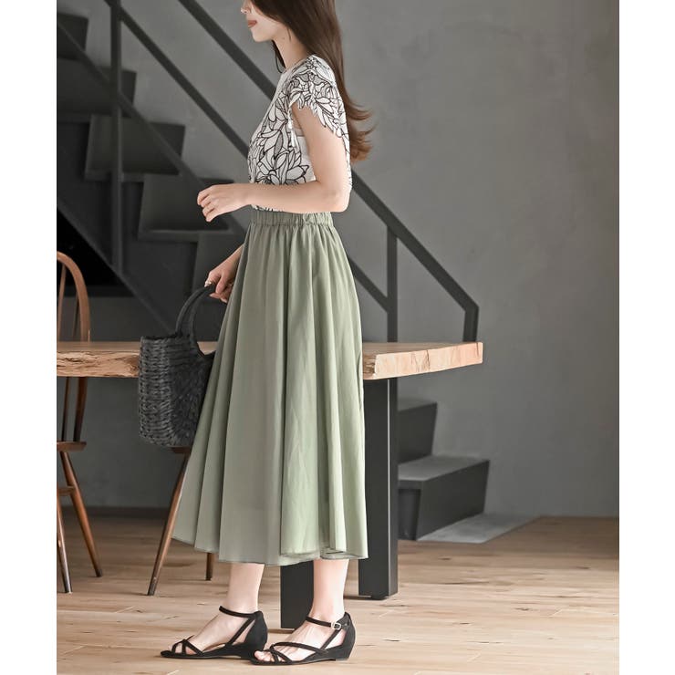 コットンロングフレアースカート | rps | 詳細画像26 