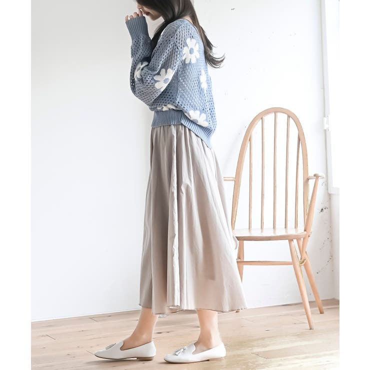 コットンロングフレアースカート | rps | 詳細画像3 