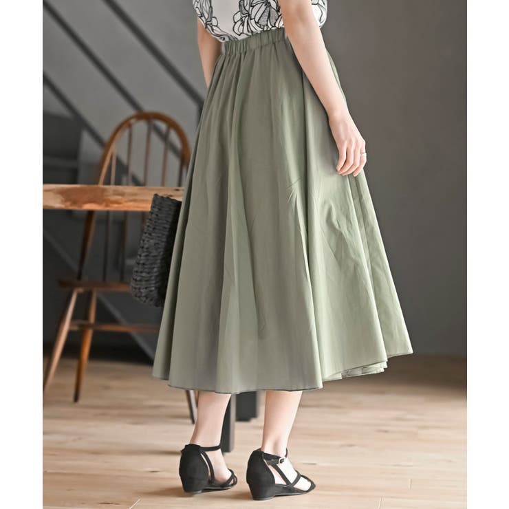 コットンロングフレアースカート | rps | 詳細画像31 