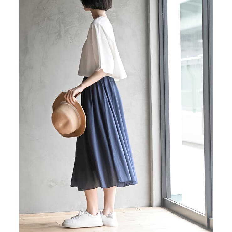 コットンロングフレアースカート | rps | 詳細画像34 