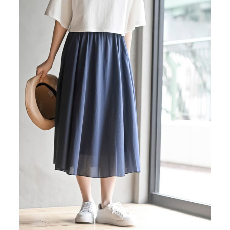 コットンロングフレアースカート | rps | 詳細画像37 