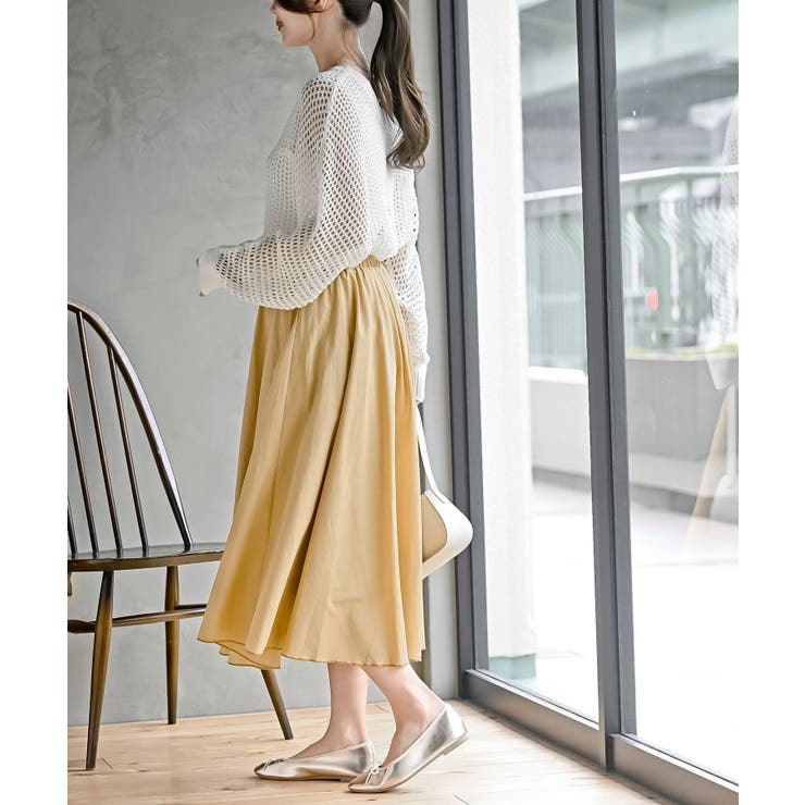 コットンロングフレアースカート | rps | 詳細画像42 