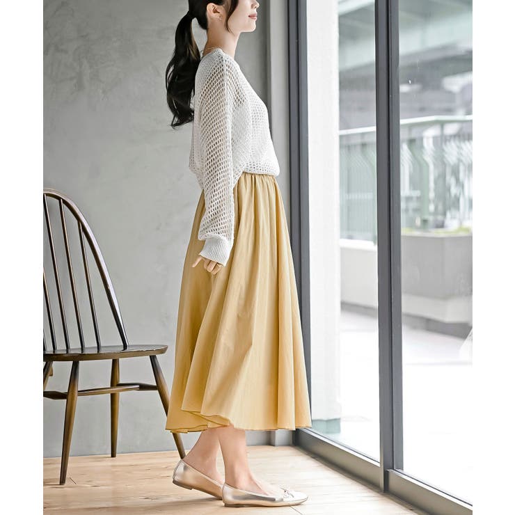 コットンロングフレアースカート | rps | 詳細画像44 