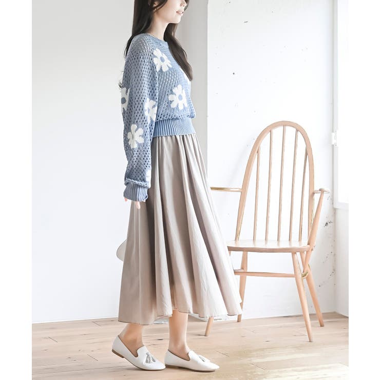 コットンロングフレアースカート | rps | 詳細画像5 