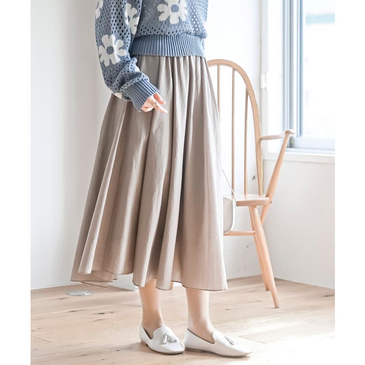 コットンロングフレアースカート | rps | 詳細画像6 