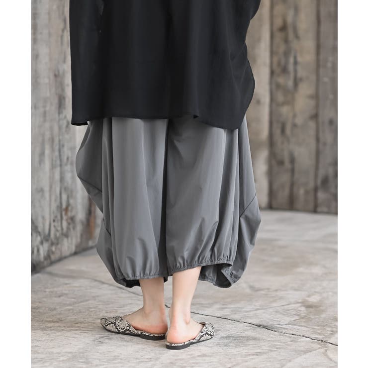 プリット　バルーンパンツ　ブラック　超美品 バルーンタックパンツ[品番：RPSW0000094]｜rps（アールピーエス