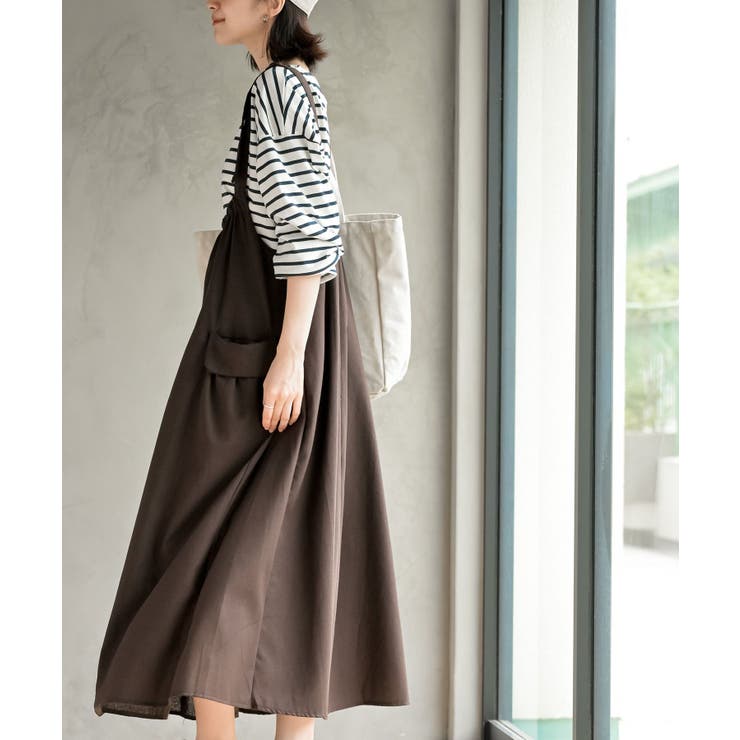 麻混アウトポケットジャンスカ[品番：RPSW0000095]｜rps（アール