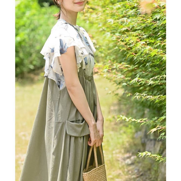 麻混アウトポケットジャンスカ | rps | 詳細画像32 