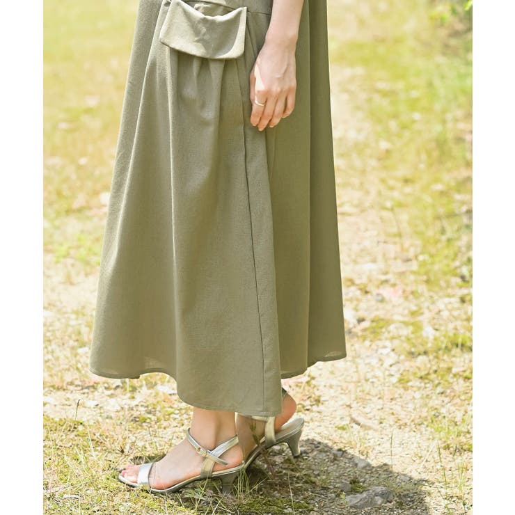 麻混アウトポケットジャンスカ | rps | 詳細画像34 